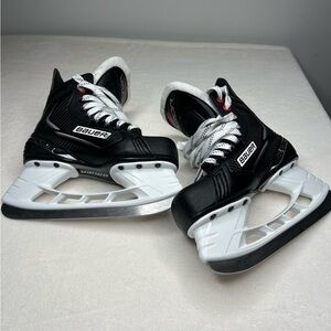 Bauer Black and White Ice Skates